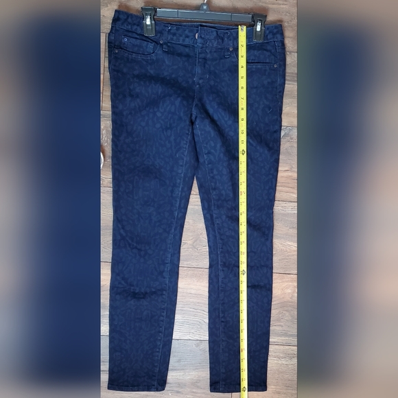 Gap 1969 Women’s Blue Skinny Jeans Animal Print - 29 - Picture 2 of 8